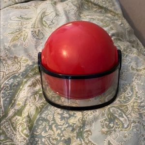 Race car driver helmet